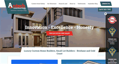 Desktop Screenshot of antechconstructions.com.au